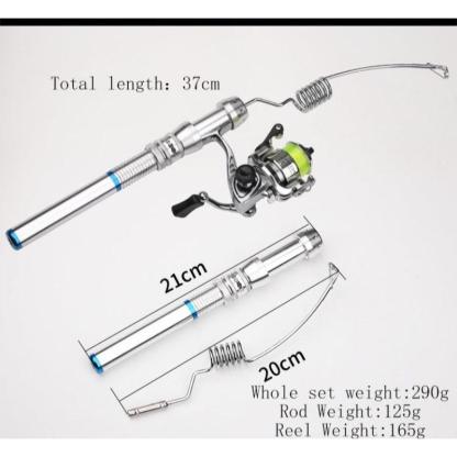 Telescopic Spinning Fishing Rod-USA Fish Bait