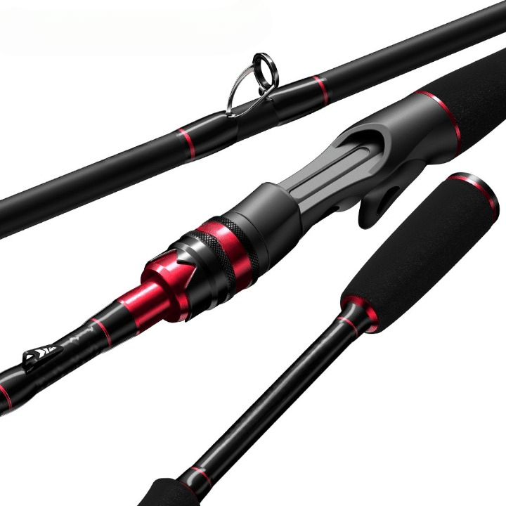 Steel Carbon Spinning Fishing Rod - USA Fish Bait