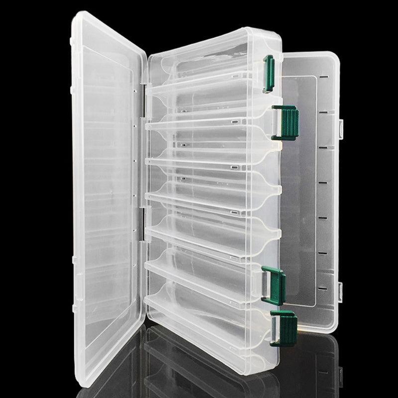 Double Sided Fishing Tackle Box-USA Fish Bait
