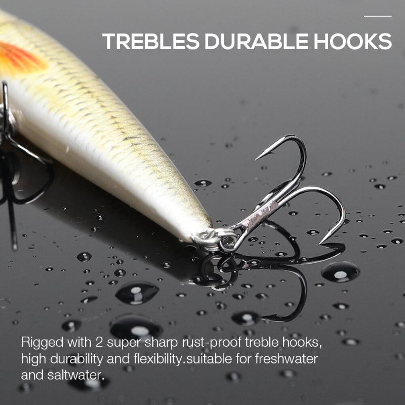 Floating Wobblers Pike Crankbaits-USA Fish Bait