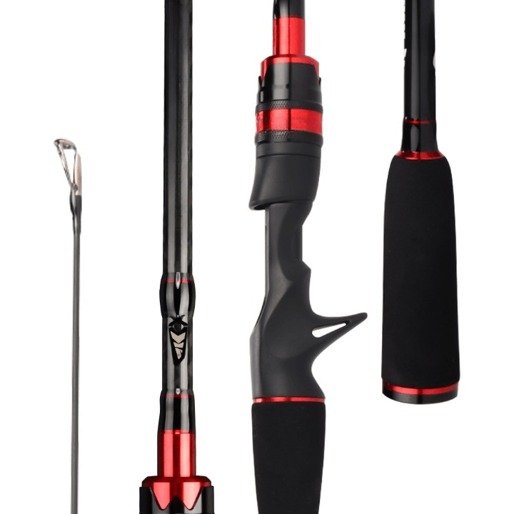 Steel Carbon Spinning Rod-USA Fish Bait