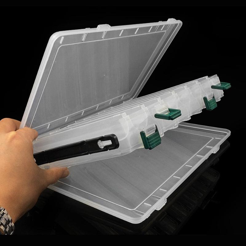 Double Sided Fishing Tackle Box-USA Fish Bait