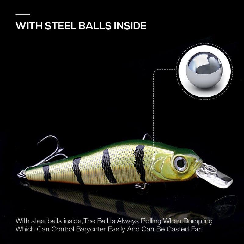 Rolling Wobblers Hard Baits-USA Fish Bait