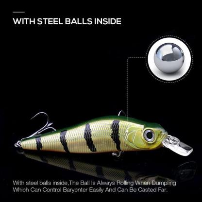 Rolling Wobblers Hard Baits-USA Fish Bait