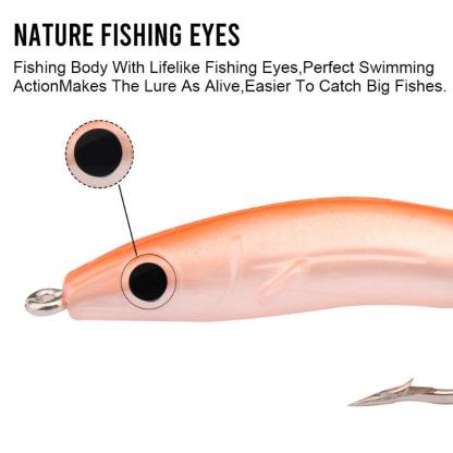 Artificial Soft Eel Lures-USA Fish Bait