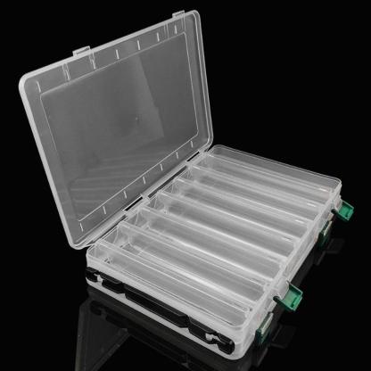 Double Sided Fishing Tackle Box-USA Fish Bait