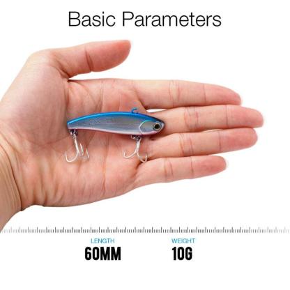 Sinking Vibration Artificial Pike Fishing Lure - USA Fish Bait