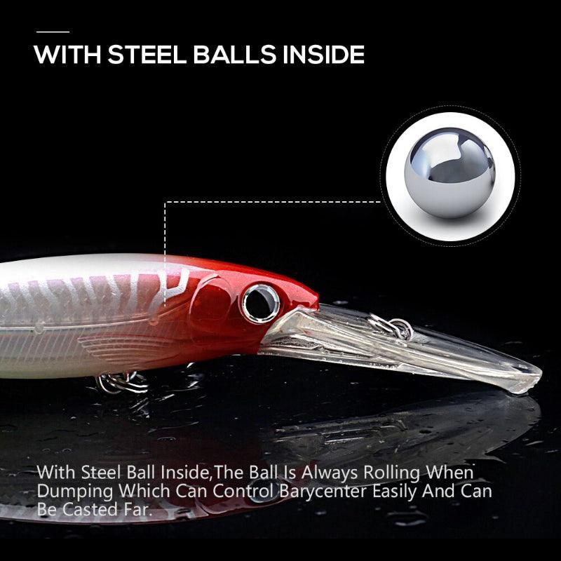 Artificial Minnow Fishing Lure-USA Fish Bait