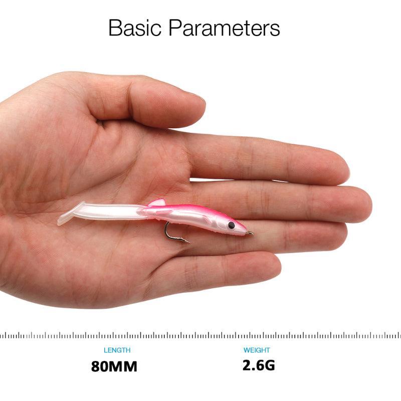Artificial Soft Eel Lures-USA Fish Bait