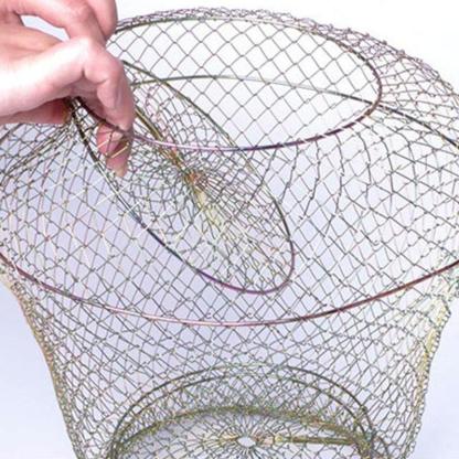 Folding Steel Wire Net-USA Fish Bait