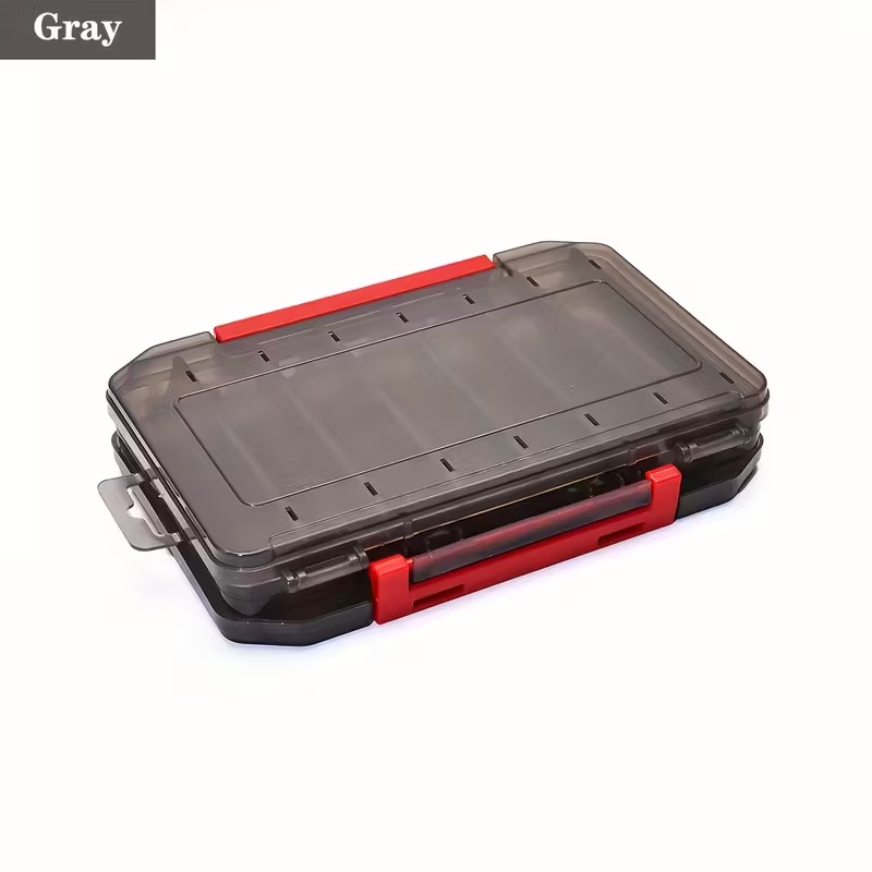 Double-Sided Fishing Tackle Box