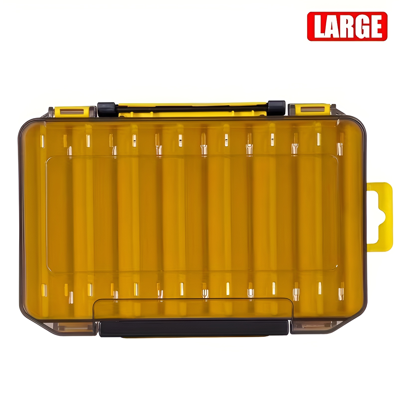 Double Sided Portable Fishing Tackle Box For Hooks, Lures, And Baits - Fishing Accessories Organizer