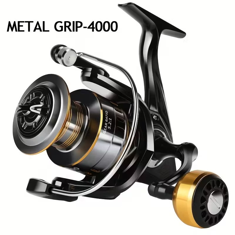 1000~7000 Series, with a Gear Ratio of 5.2:1, a Maximum Drag of 26LB, Featuring an Aluminum Alloy Spool,