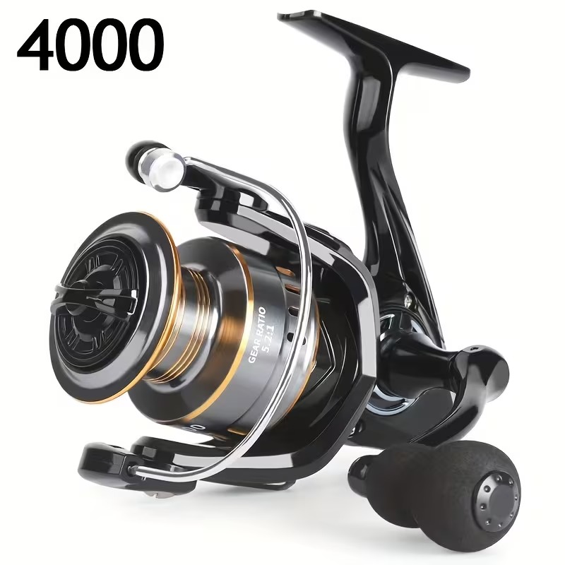 1000~7000 Series, with a Gear Ratio of 5.2:1, a Maximum Drag of 26LB, Featuring an Aluminum Alloy Spool,