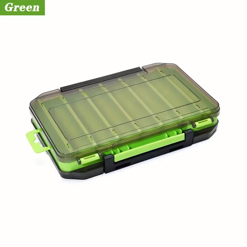 Double-Sided Fishing Tackle Box