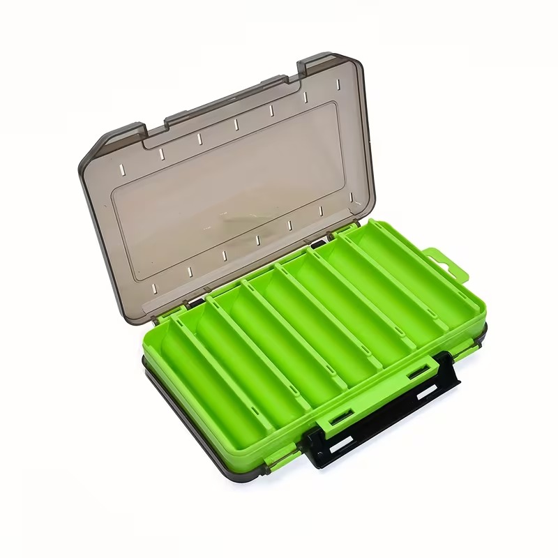 Double-Sided Fishing Tackle Box