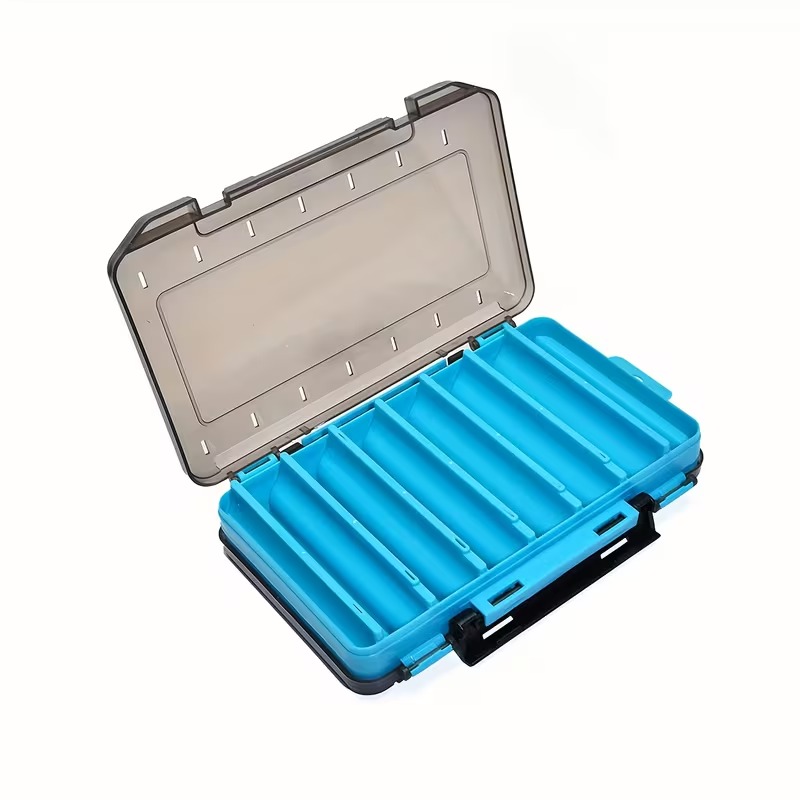 Double-Sided Fishing Tackle Box