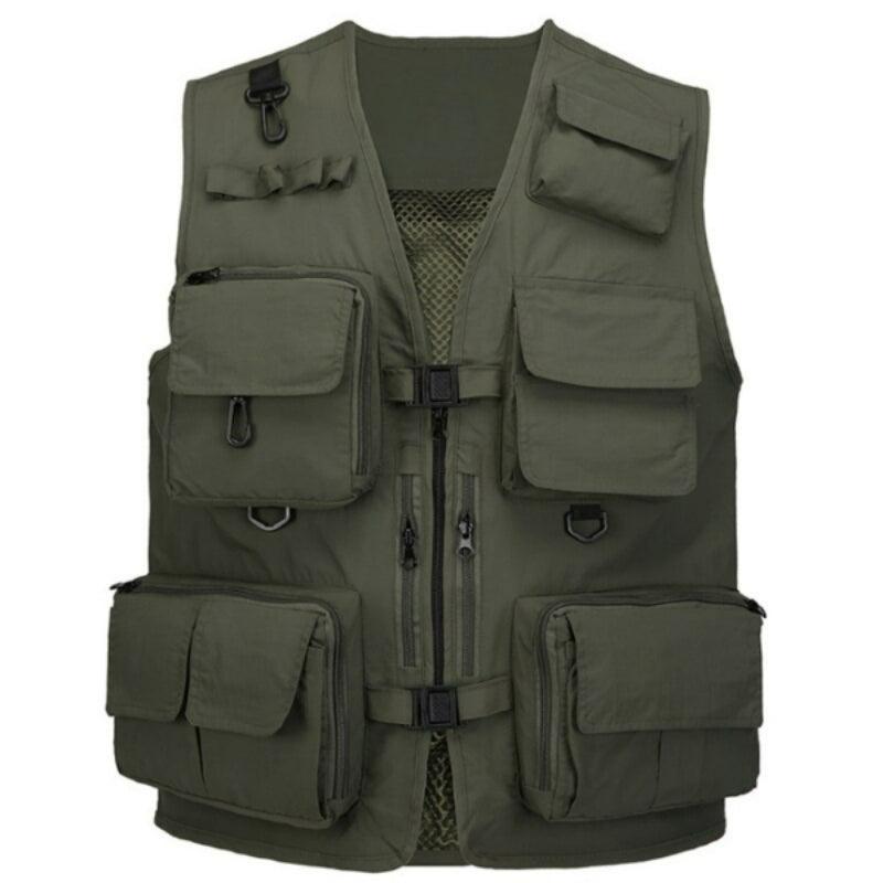 Quick-dry Multipurpose Fishing Gear Vest-USA Fish Bait