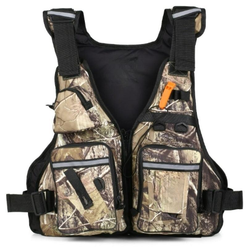 Camouflage Fishing Utility Vest-USA Fish Bait