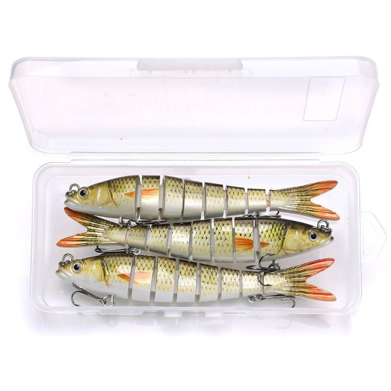 8 Segment Swimbait Lures-USA Fish Bait