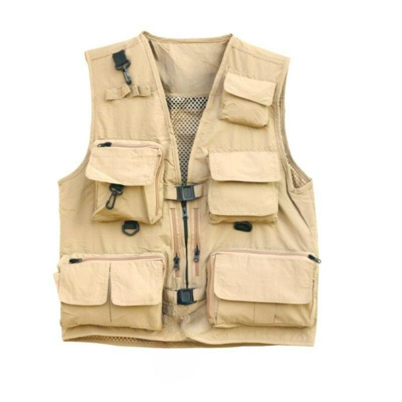 Quick-dry Multipurpose Fishing Gear Vest-USA Fish Bait