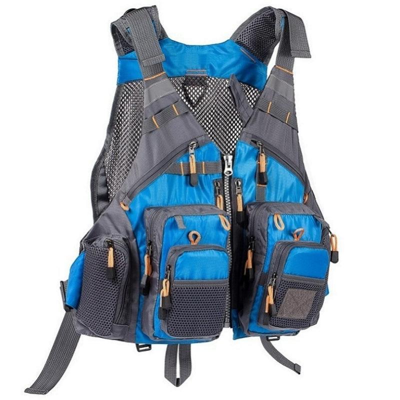 Outdoor Sports Breathable Fishing Vest-USA Fish Bait