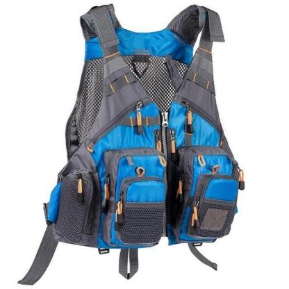 Outdoor Sports Breathable Fishing Vest-USA Fish Bait