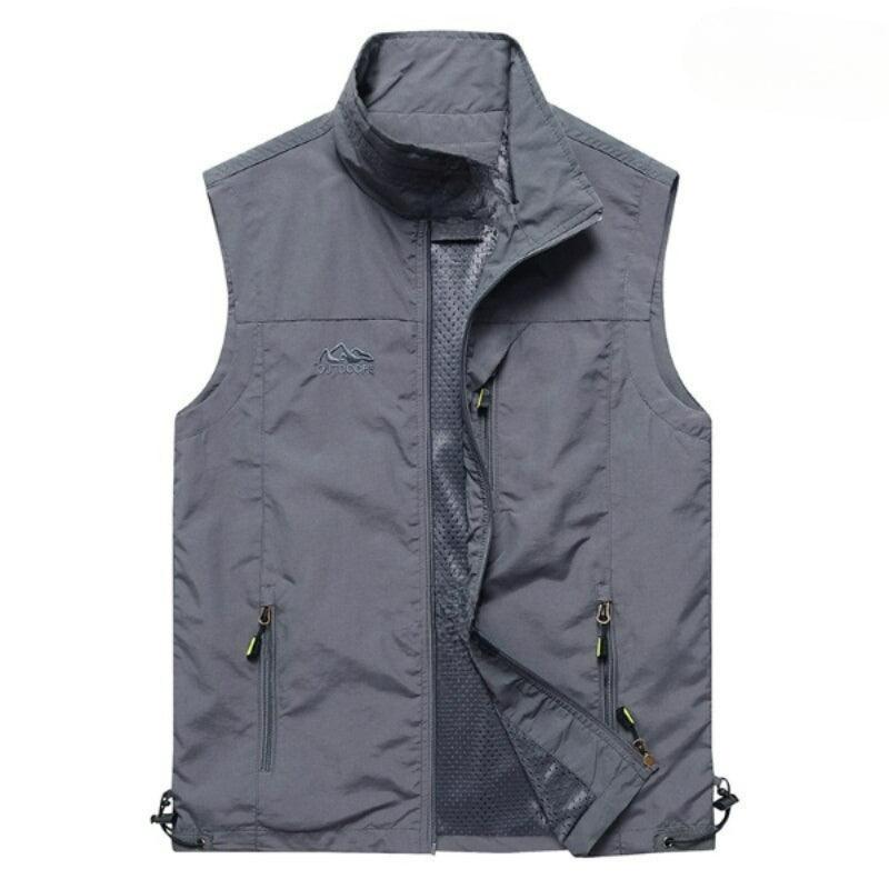 Spring Outdoor Multi-Pockets Vests-USA Fish Bait