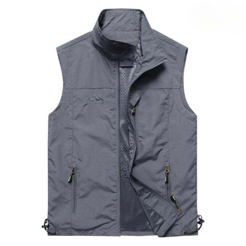 Spring Outdoor Multi-Pockets Vests-USA Fish Bait