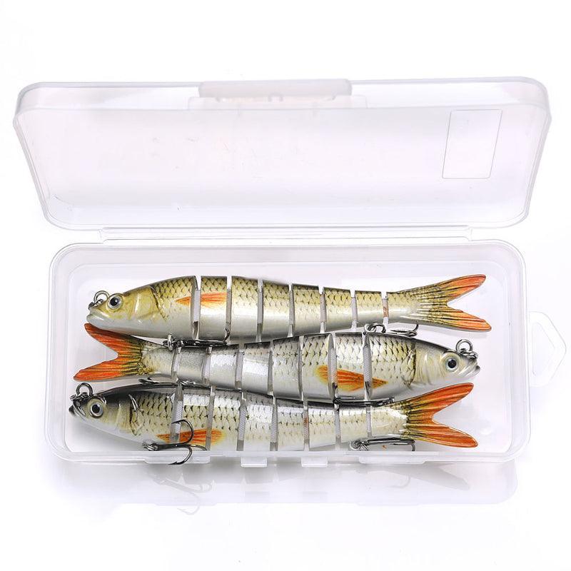 8 Segment Swimbait Lures-USA Fish Bait