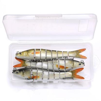 8 Segment Swimbait Lures-USA Fish Bait