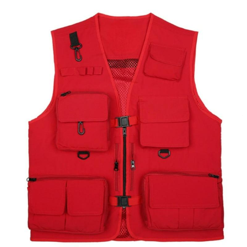 Quick-drying Multi-Pocket Mesh Vest - USA Fish Bait