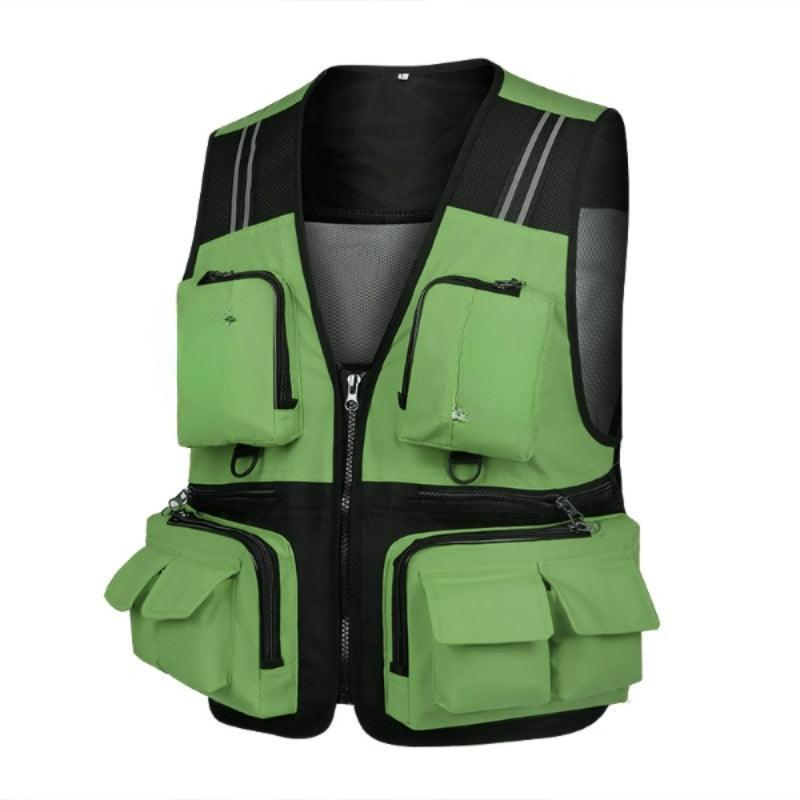 Breathable Vest with Detachable Multiple Pockets - USA Fish Bait