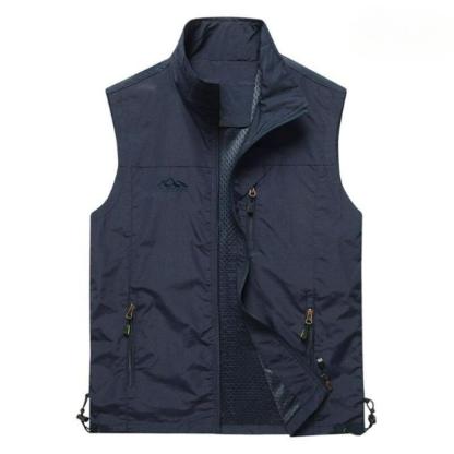 Spring Outdoor Multi-Pockets Vests-USA Fish Bait