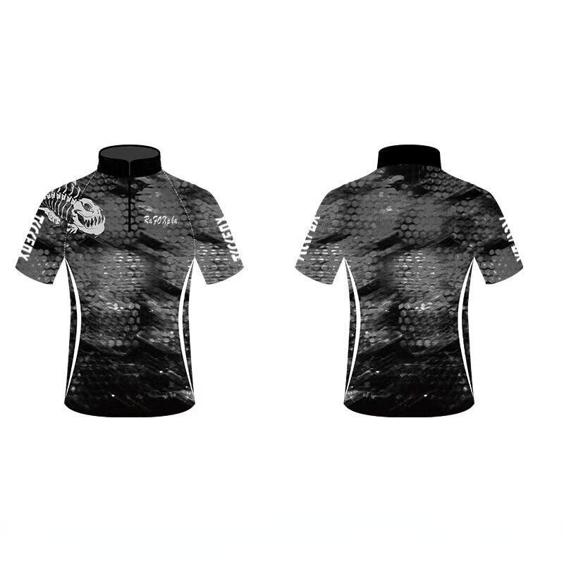 Quick Dry Fishing Shirts Long Sleeve UV Protection T-Shirt - USA Fish Bait