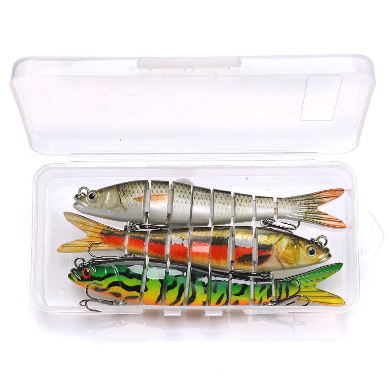 8 Segment Swimbait Lures-USA Fish Bait