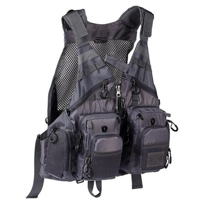 Outdoor Sports Breathable Fishing Vest-USA Fish Bait