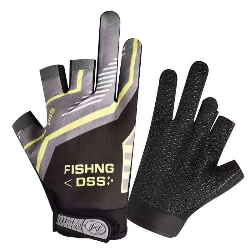 Anti-Slip Mesh Fishing Gloves-USA Fish Bait