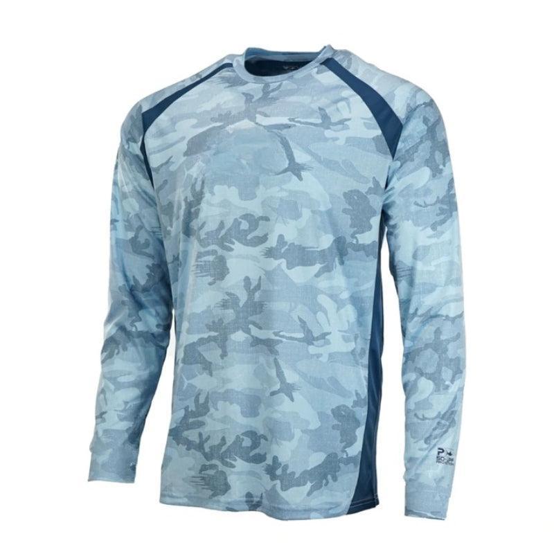 Moisture Wicking Camouflage Fishing Shirt-USA Fish Bait