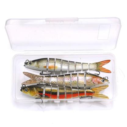 8 Segment Swimbait Lures-USA Fish Bait
