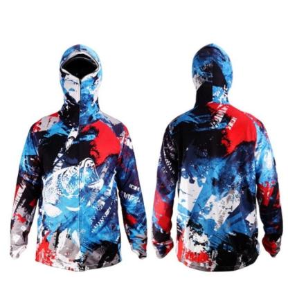 Fishing Long Sleeve UV Protection Hoodie-USA Fish Bait