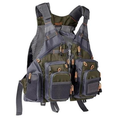 Outdoor Sports Breathable Fishing Vest-USA Fish Bait