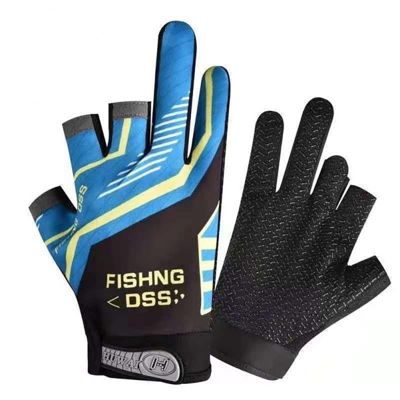 Anti-Slip Mesh Fishing Gloves-USA Fish Bait