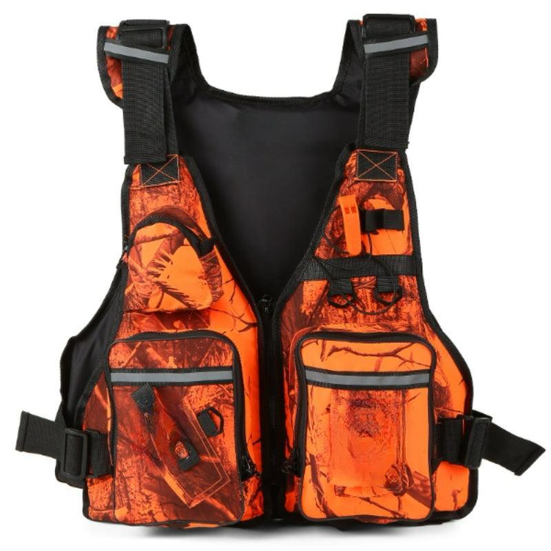Camouflage Fishing Utility Vest-USA Fish Bait