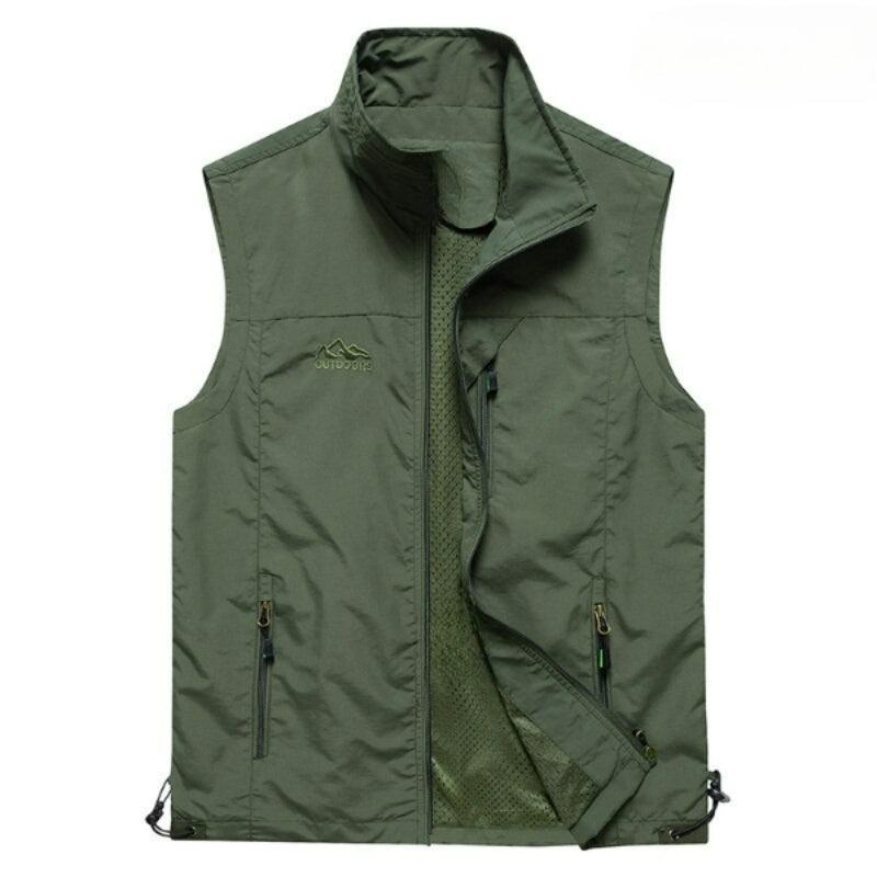 Spring Outdoor Multi-Pockets Vests-USA Fish Bait