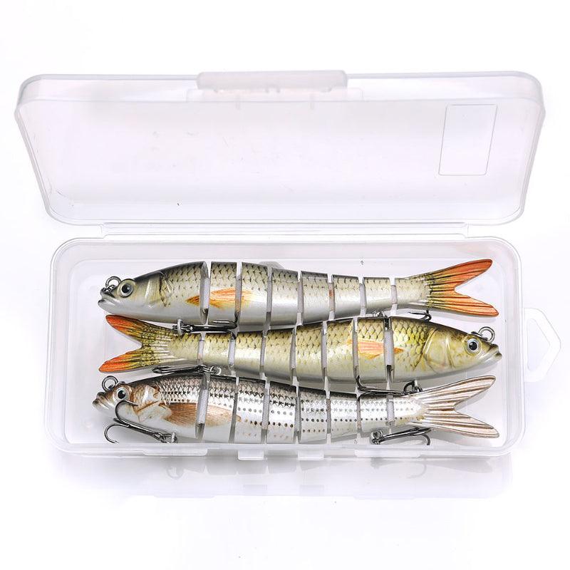 8 Segment Swimbait Lures-USA Fish Bait