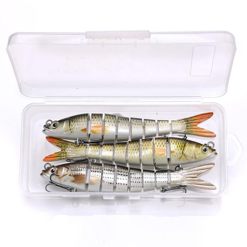 8 Segment Swimbait Lures-USA Fish Bait