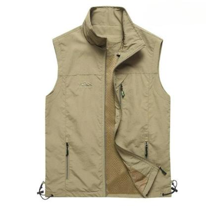 Spring Outdoor Multi-Pockets Vests-USA Fish Bait