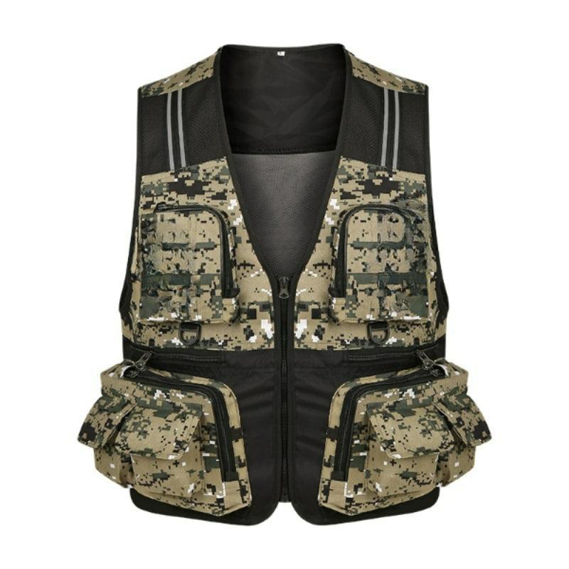Breathable Detachable Pocket Vest-USA Fish Bait