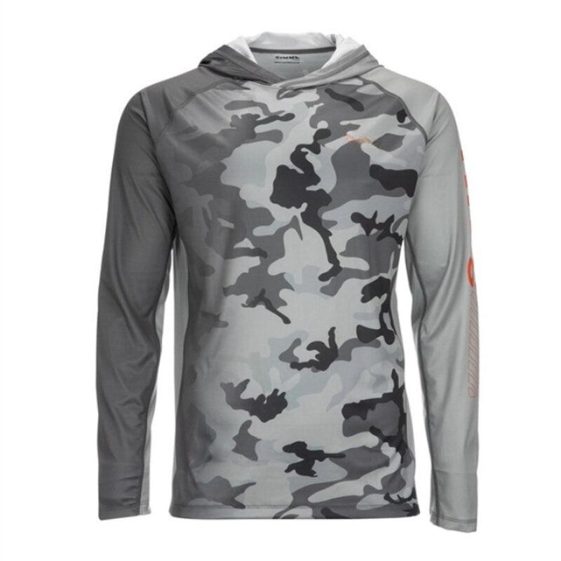 Long Sleeve Fishing Hoodie Shirt - USA Fish Bait